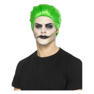 Smiffys Mens Slick Trickster Wig / Green